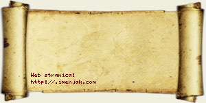 Emilija Nedić vizit kartica